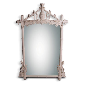 White Gampel-Stoll  Hollywood Regency Mirror