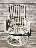 Rattan Swivel Rocking Chair