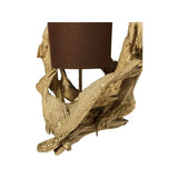 Vintage 1950's Mid Century Gesso Driftwood Lamp