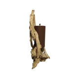 Vintage 1950's Mid Century Gesso Driftwood Lamp