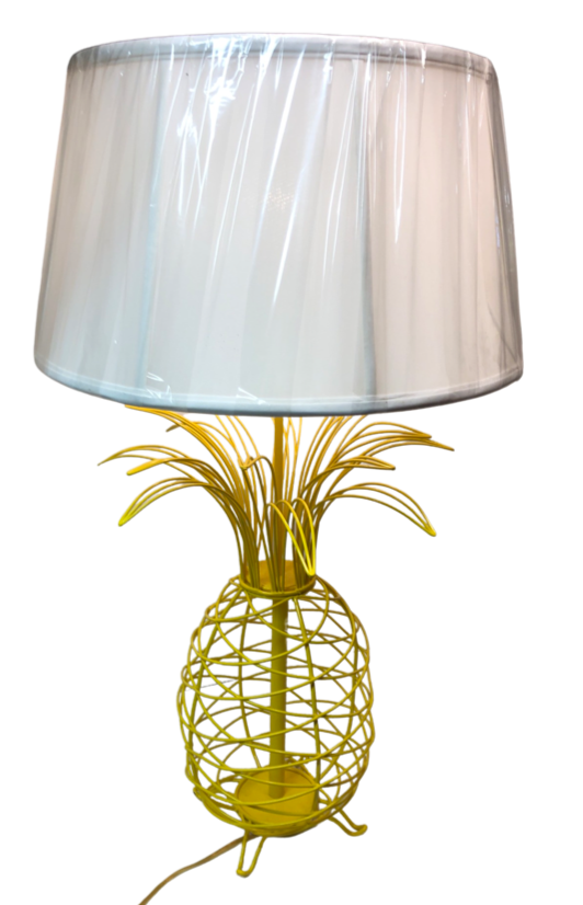 Vintage Wire Pineapple Lamp