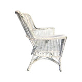 Early 20th Century Antique Stick Wicker Arm Chair