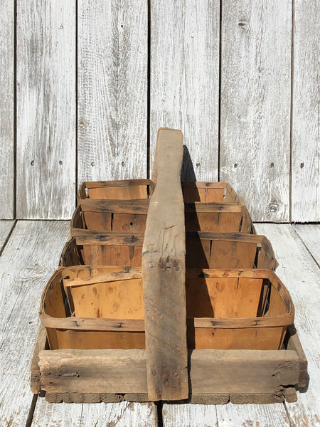 Vintage Berry Baskets with Tote