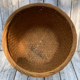 Vintage Woven Floor Basket