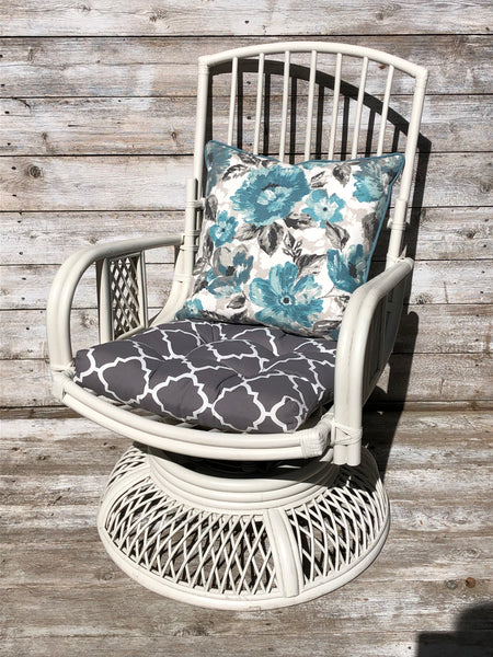 Rattan Swivel Rocking Chair