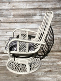 Rattan Swivel Rocking Chair