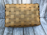 Peterboro Basket with Leather Handles