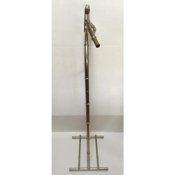 Mid 20th Century Mid-Century Modern Hollywood Regency Faux Bamboo Chrome Valet