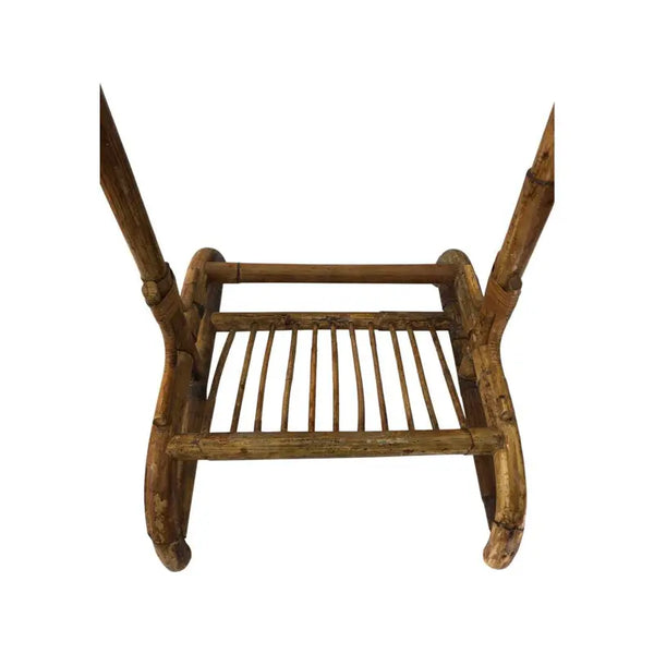 Mid 20th Century Rattan Valet Stand