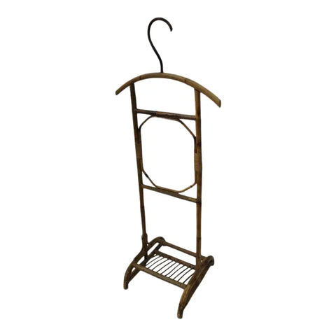 Mid 20th Century Rattan Valet Stand