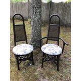 Vintage Collins Rattan Chairs - a Pair