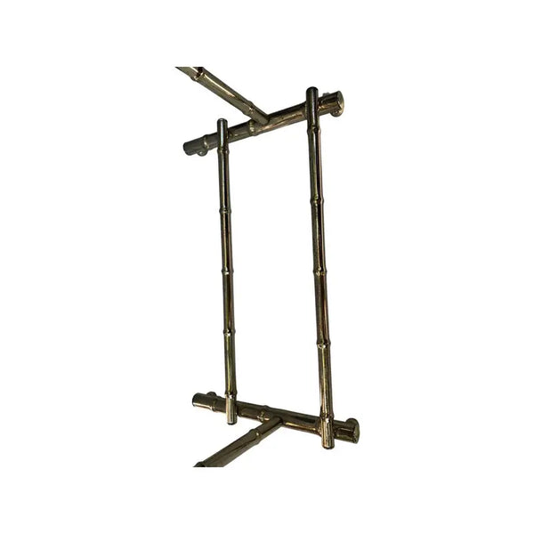 Vintage Faux Bamboo Brass Finish Valet