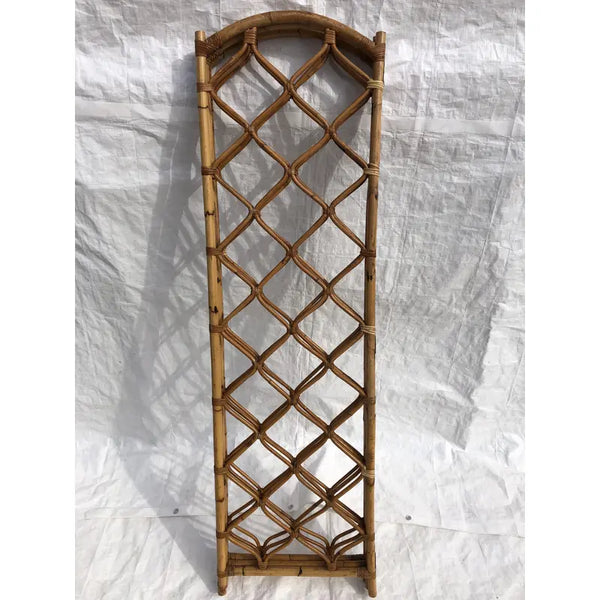 Vintage Rattan Folding Room Divider