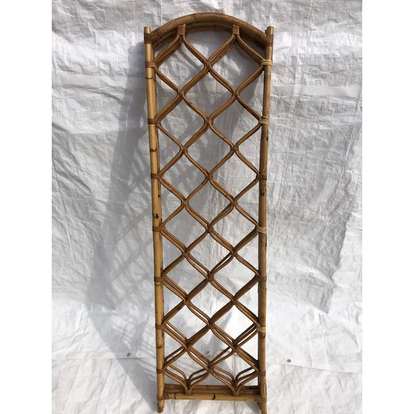 Vintage Rattan Folding Room Divider