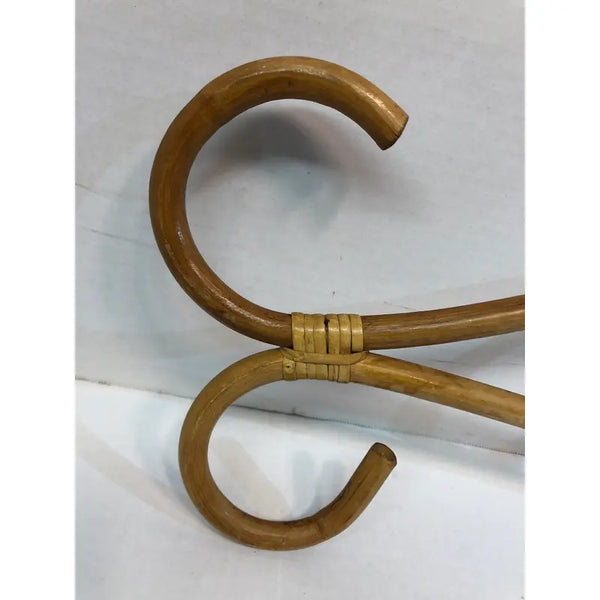Vintage Rattan Plant Hanger Hook
